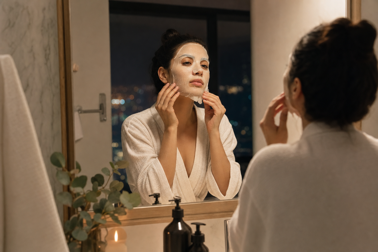 Rutina nocturna de skincare